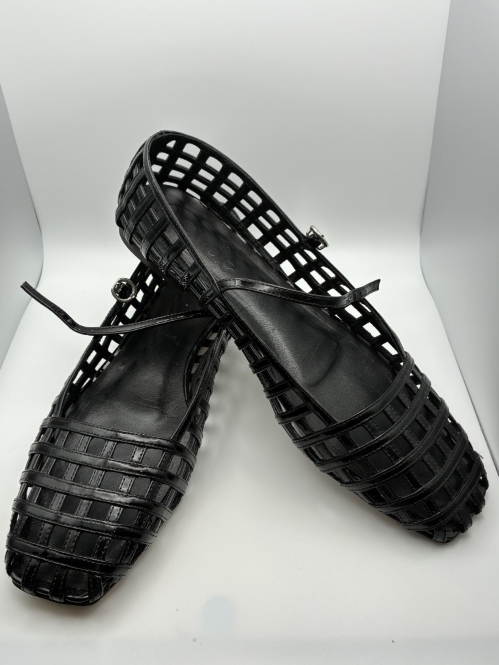 Aeyde Caged Uma Mary Jane flats